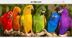 Desktop Screenshot of mybirdshop.com
