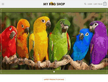 Tablet Screenshot of mybirdshop.com